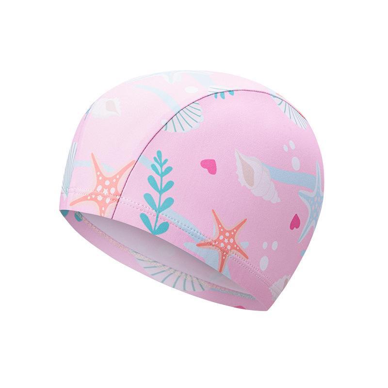 Swim Hat Silicone - หมวกว่ายน้ำลายการ์ตูนสำหรับเด็ก ยืดหยุ่นสูง กันน้ำ เหมาะสำหรับเด็กชายและเด็กหญิง ใช้ได้ทั้งในสระว่ายน้ำ ชายหาด