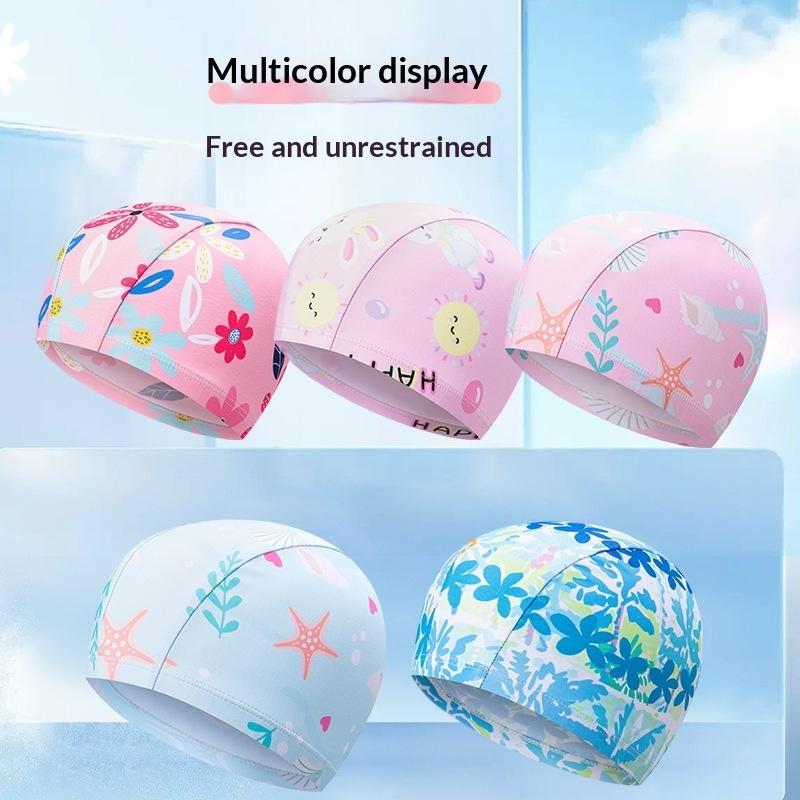 หมวกว่ายน้ำลายการ์ตูนสำหรับเด็ - Swim Hat Silicone บทวิจารณ์และราคา