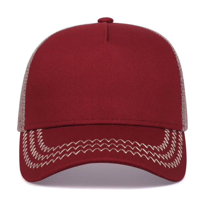 หมวกเบสบอลตาข่ายโลโก้สั่งทำ 5  - Trucker Cap Mesh บทวิจารณ์และราคา
