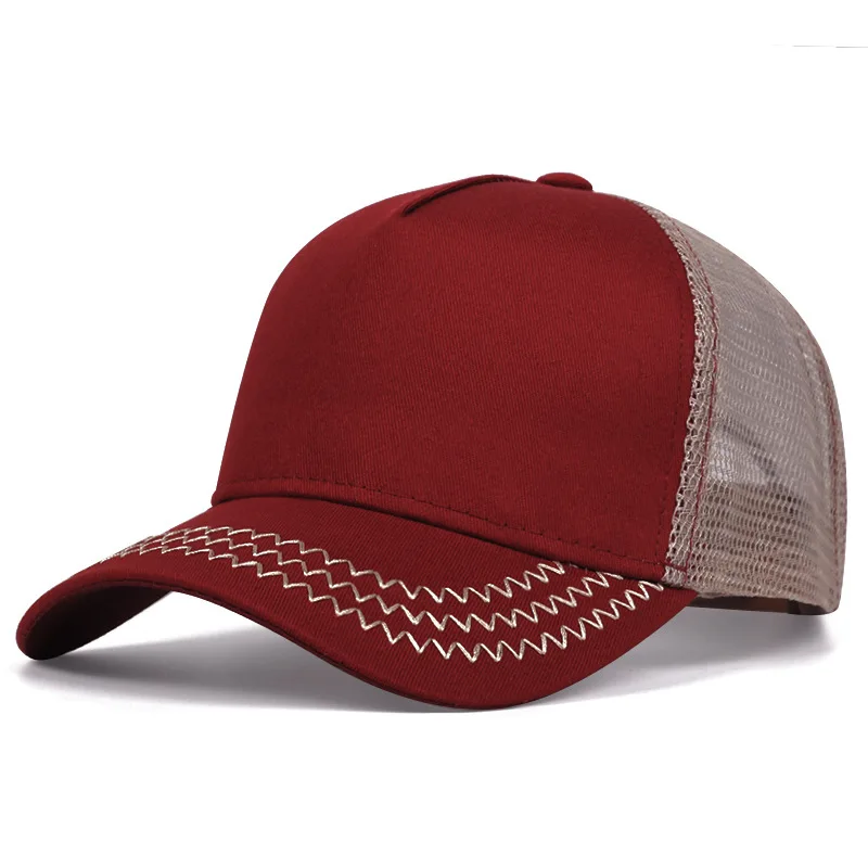 หมวกเบสบอลตาข่ายโลโก้สั่งทำ 5  - Trucker Cap Mesh บทวิจารณ์และราคา