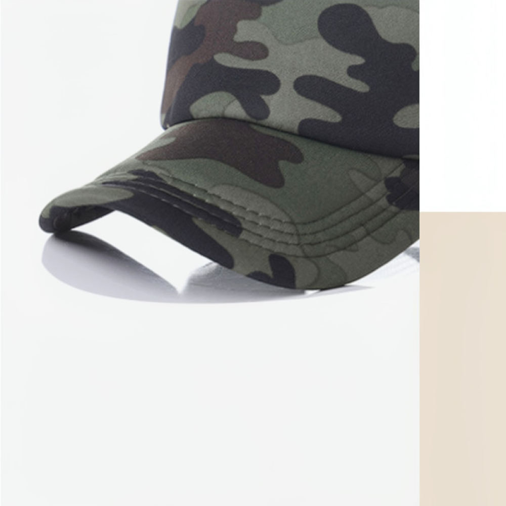 หมวกเบสบอลตาข่ายลายพรางแฟชั่น  - Trucker Cap Mesh บทวิจารณ์และราคา