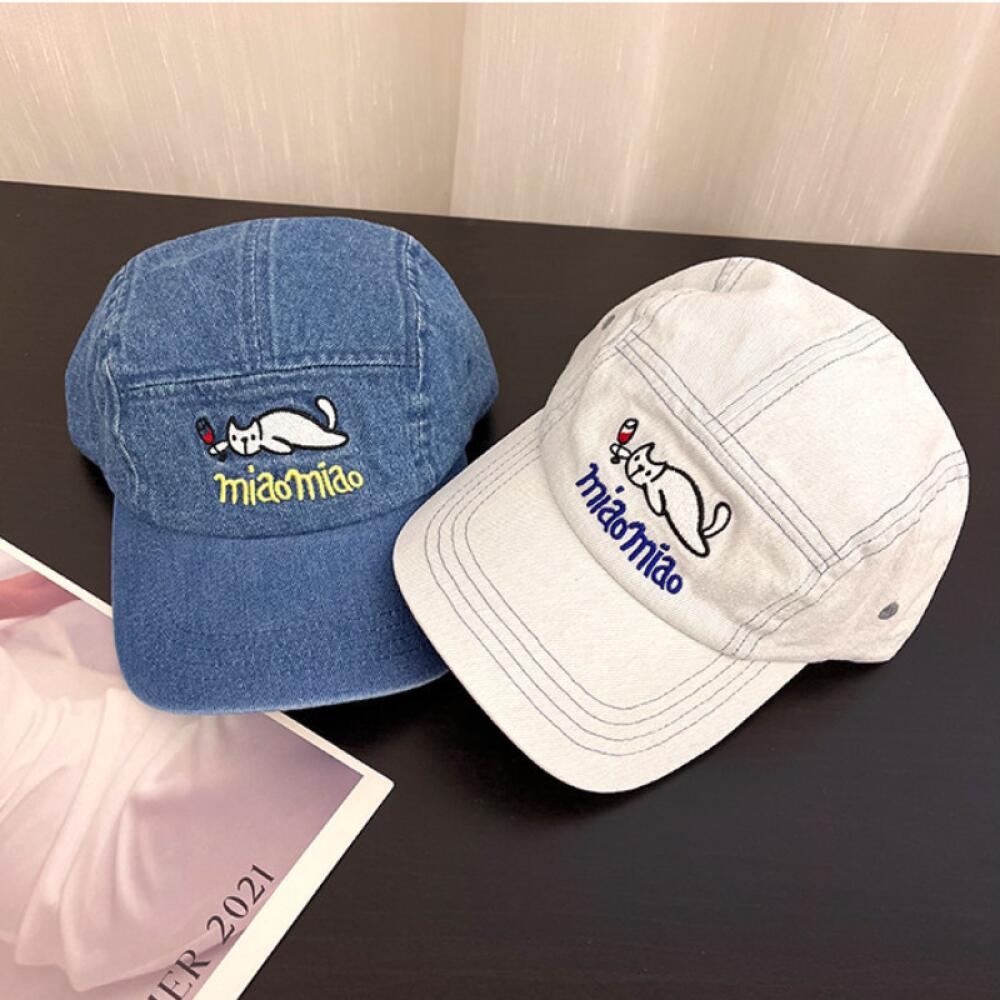 หมวกเบสบอลยีนส์วินเทจ 5 ชิ้น ป - Corduroy Cap 5 Panel บทวิจารณ์และราคา