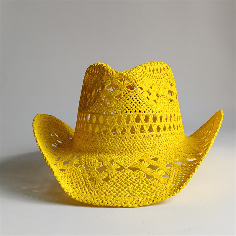 หมวกผู้หญิง หมวกคาวบอย หมวกฟาง - Cowboy Hat Straw บทวิจารณ์และราคา