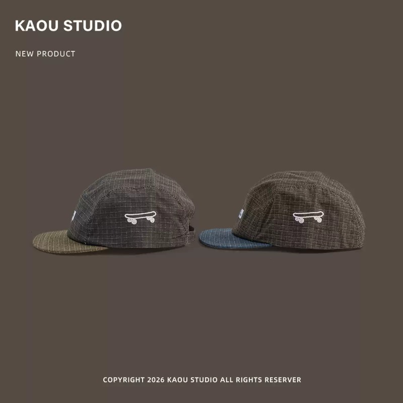 หมวกเบสบอล 5 แผง ปักลายสเก็ต ย - Corduroy Cap 5 Panel บทวิจารณ์และราคา