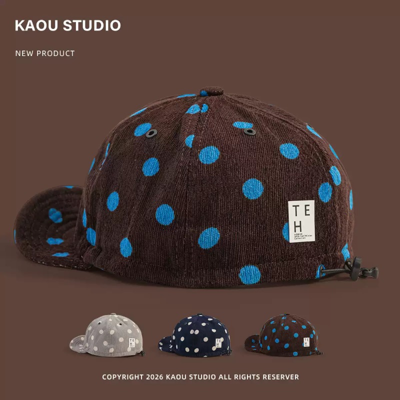 หมวกเบสบอลผ้าลูกฟูกลายจุด ยูนิ - Corduroy Cap 5 Panel บทวิจารณ์และราคา