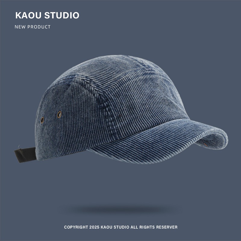 หมวกเบสบอลทรงห้าแฉกผ้าลูกฟูกสี - Corduroy Cap 5 Panel บทวิจารณ์และราคา